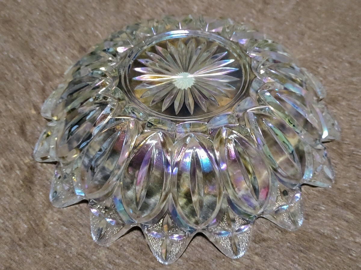 昭和レトロ　曽我ガラス ソガガラス サラダボウル?サラダサーバー セット ガラスボウル レトロモダン ヴィンテージ 未使用