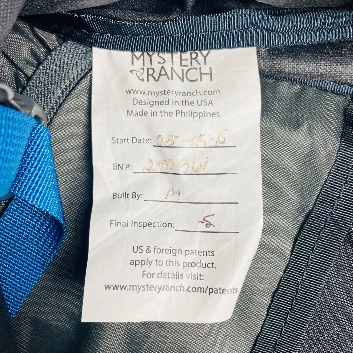 MYSTERY RANCH ミステリーランチ グレイシャー ネイビー【70L MYSTERY RANCH ミステリーランチ グレイシャー ネイビー【70L