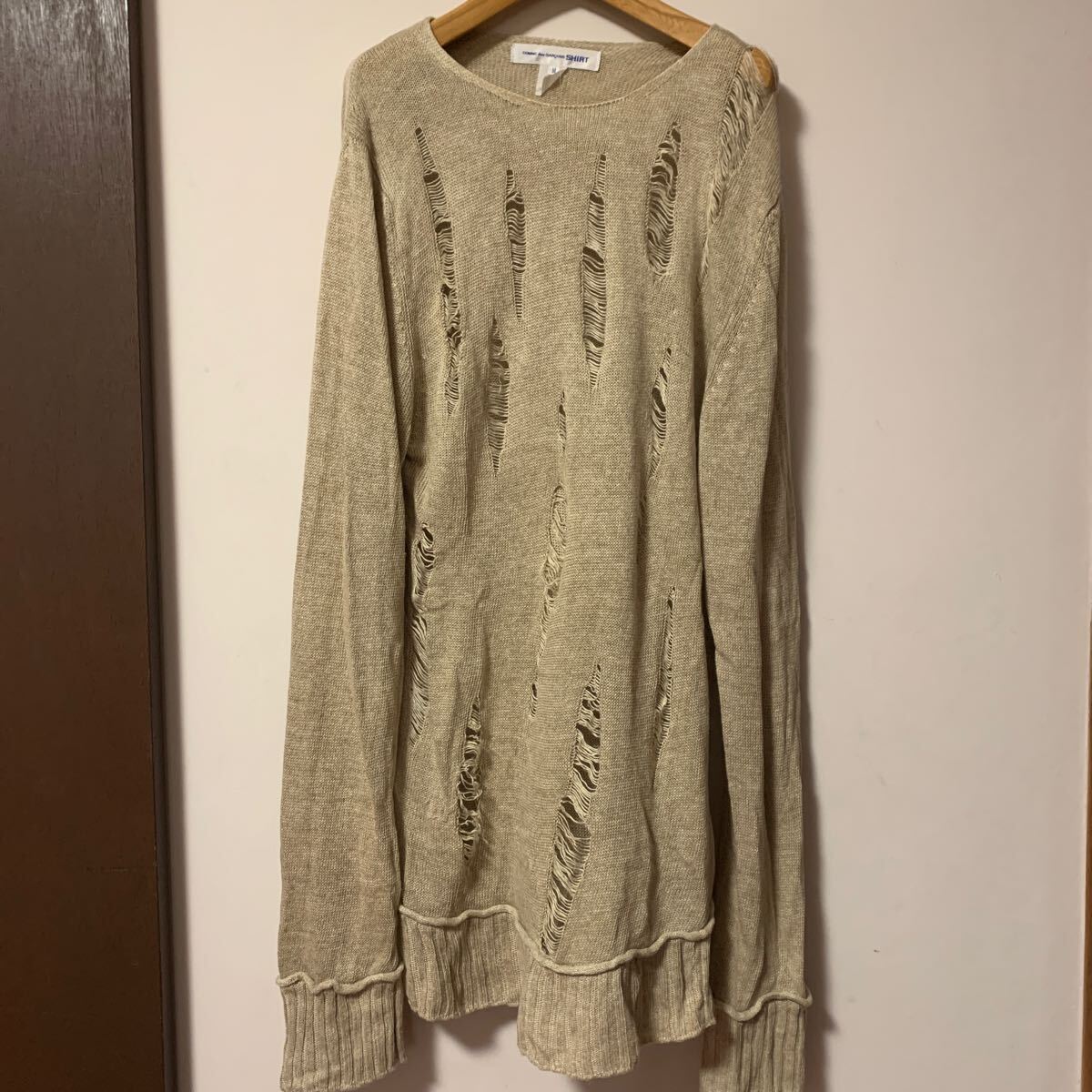 コムデギャルソン　SHIRT ダメージニット
