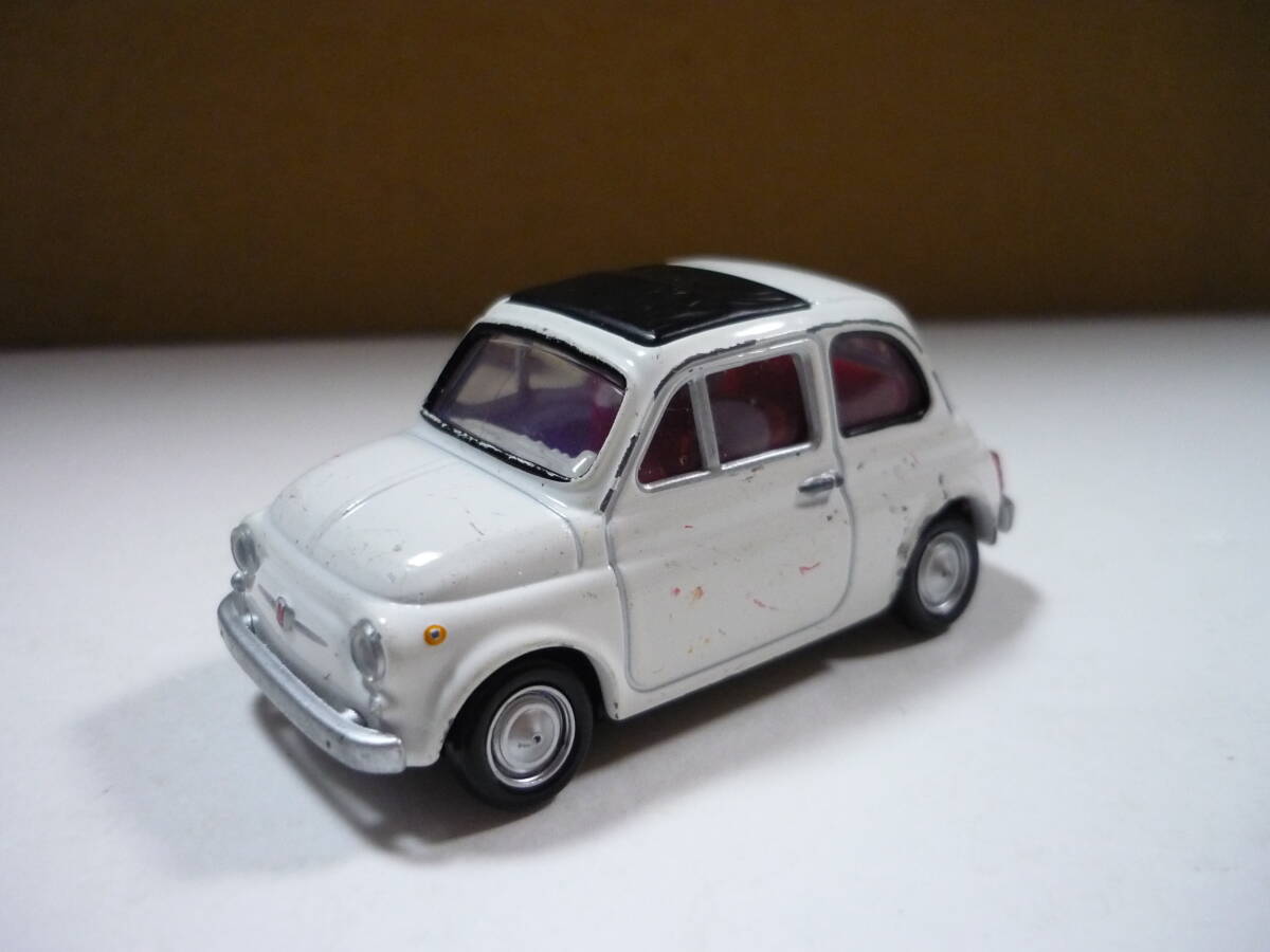 [管00]【送料無料】ミニカー 1/45 フィアット 500F(ホワイト) 2018「トミカプレミアム」 ミニチュア タカラトミー