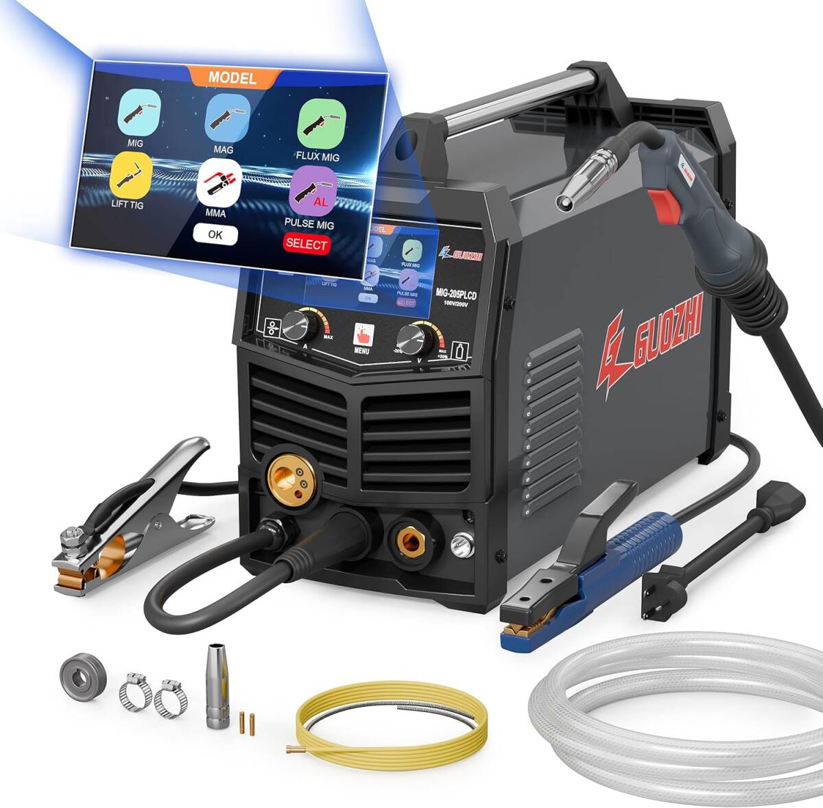 Yahoo!オークション - GZ GUOZHI 溶接機 半自動 100v 200V 兼用 Yahoo!オークション - GZ GUOZHI 溶接機 半自動 100v 200V 兼用