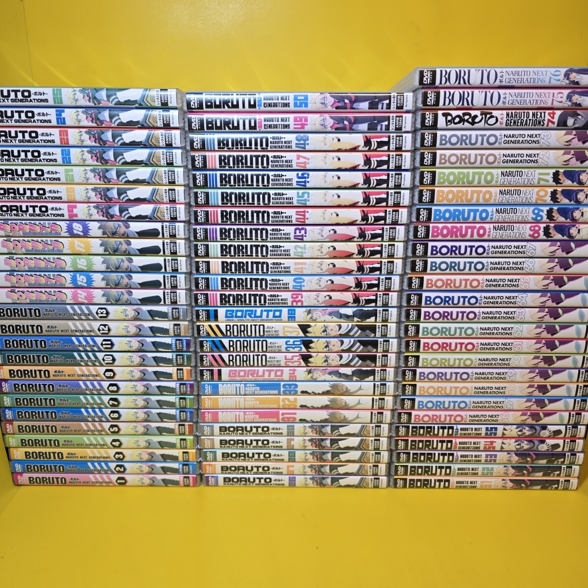 新品ケース交換済み BORUTO/ボルト DVD1~76巻セット