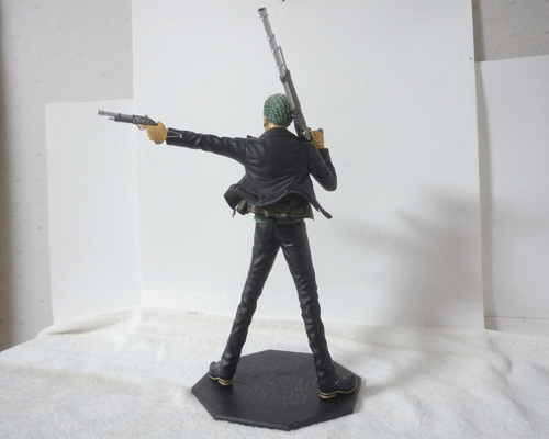 ワンピース　DOOR PAINTING COLLECTION FIGURE　ロロノア?ゾロ　三銃士Ver　フィギュア　訳あり