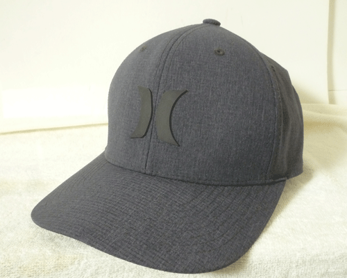 良品　THE CLASSICS　Hurley　ハーレー　グレー　ブラック　Hロゴ　キャップ　帽子　メンズ