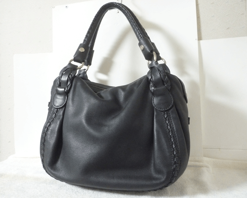 ☆美品☆　COLE HAAN　コールハーン　ブラック　黒　レザー　ハンドバッグ　レディース
