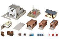 新品鉄道模型 1/150 駅前施設セット [23-417]