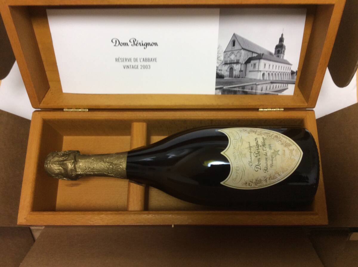 ドンペリニヨン　vintage2003 箱付 ドンペリニヨン レゼルヴドラベイ 2003 木箱付の通販【moment】