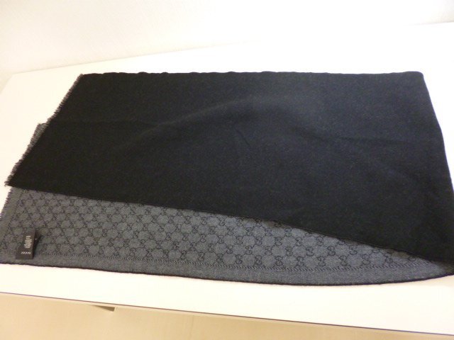  muffler stole Gucci GG wool 100% 508027 402093 4G200 * free shipping *