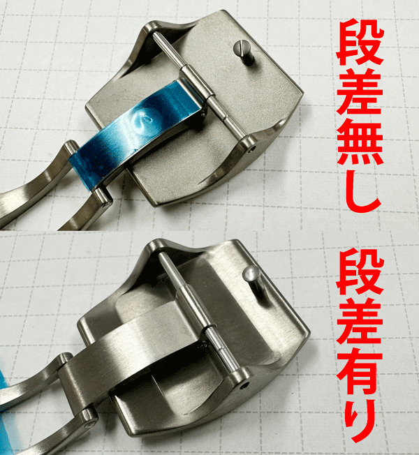 【未使用品】　フランクミュラー　純正パーツ　Dバックル　20mm　チタン　ヴァンガード　V45用　段差無し　