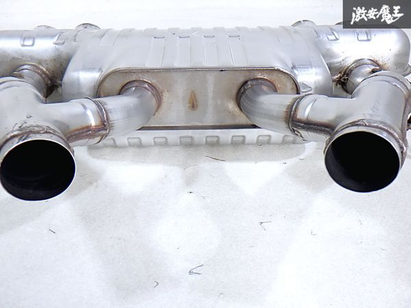!_* состояние хороший * BMW оригинальный F80 M3 F82 M4 обычный muffler задний деталь двойной 4 трубы левый правый 1830-7850084 немедленная уплата полки K-3
