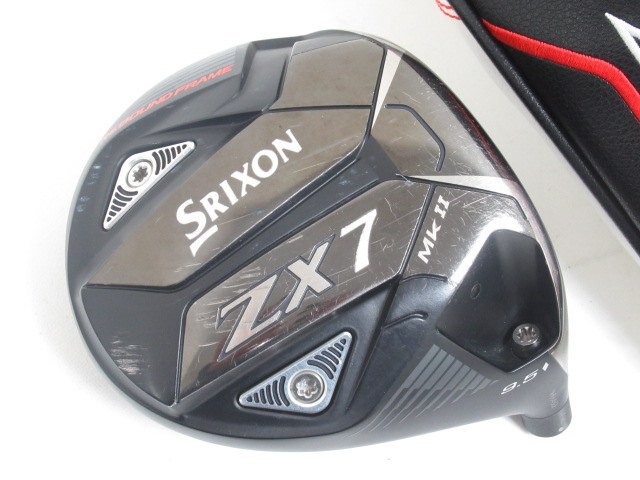 [2609]ダンロップ スリクソンZX7 Mk II ドライバー 9.5度　ヘッド単体　（1312）