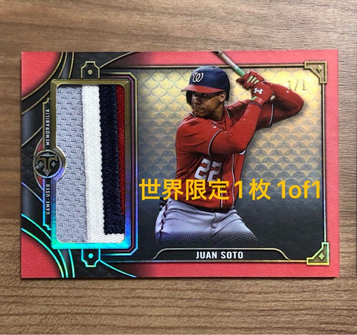 大谷翔平 TOPPS TRIPLE THREADS RELICS カード 大谷翔平 TOPPS TRIPLE THREADS RELICS
