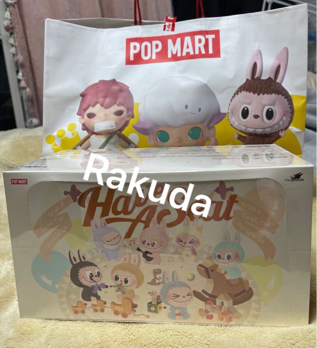 POP MART Have A Seat Labubu ラブブぬいぐるみ Labubu POP MART Have A Seat Labubu ラブブぬいぐるみ Labubu