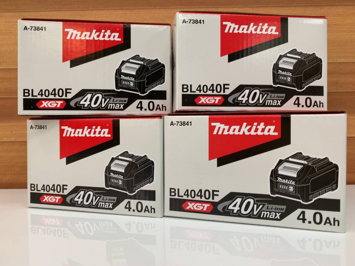 【未使用/未開封品】MAKITA マキタ BL4040F 高出力タイプ 純正 リチウムイオンバッテリー 4個セット I241212