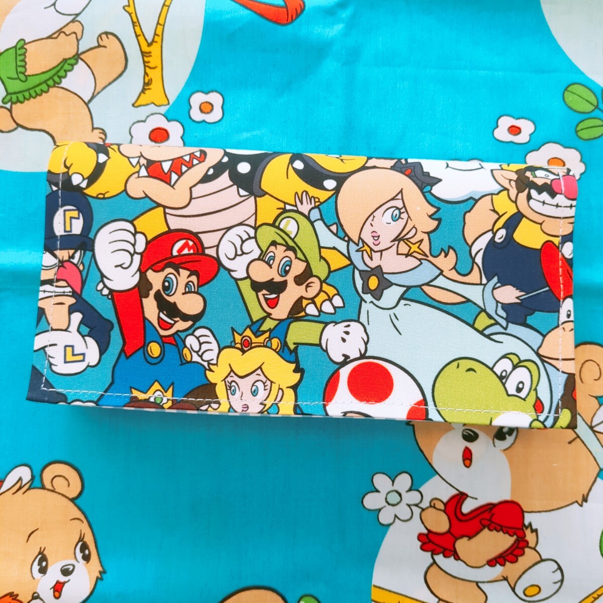 スーパーマリオ長財布　ハンドメイド財布