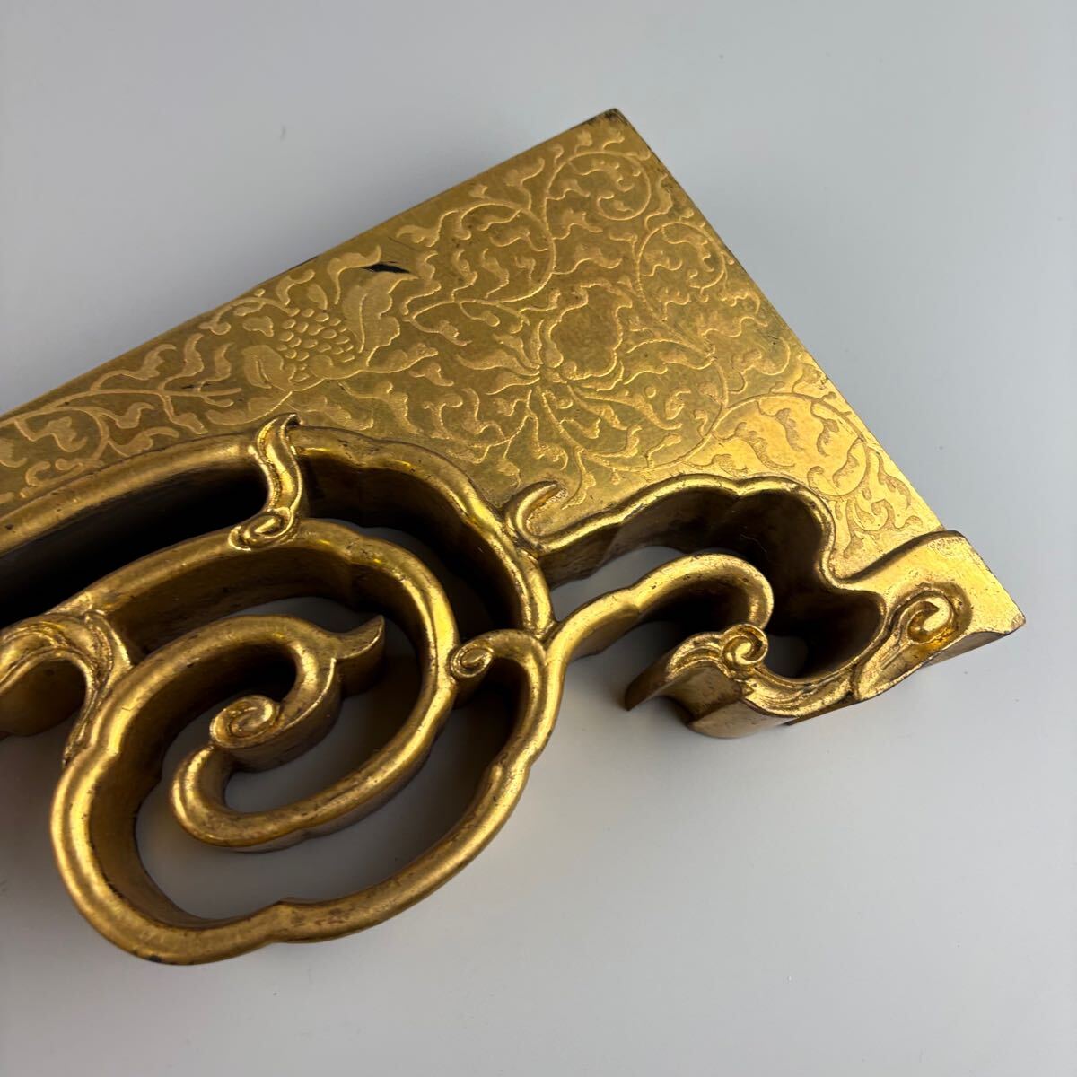 時代 仏教美術 木彫 金彩色 透彫 欄間 細密彫刻 寺院 木製 彫刻 時代 仏教美術 木彫 金彩色 透彫 欄間 細密彫刻 寺院 木製 彫刻