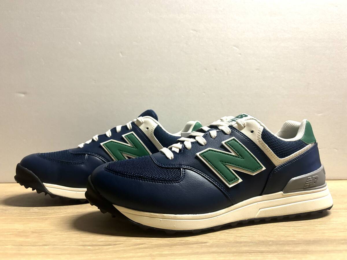 未使用 25.5cm 2E ニューバランスゴルフシューズ UGS574L3 ネイビー new balance