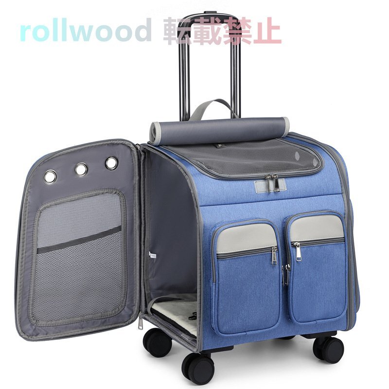★新品★ 超大容量ペットキャリーキャットバッグ 便利な猫リュック 折りたたみ式 2WAY ペット外出用バッグ