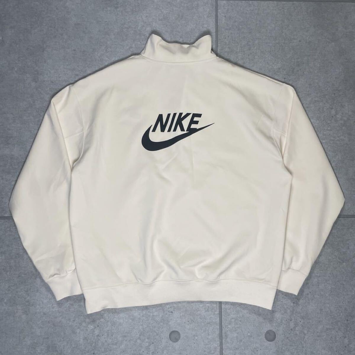 NIKE トレーナー ゴツナイキ 刺繍 バックプリント ハーフジップ NIKE トレーナー ゴツナイキ 刺繍 バックプリント ハーフジップ
