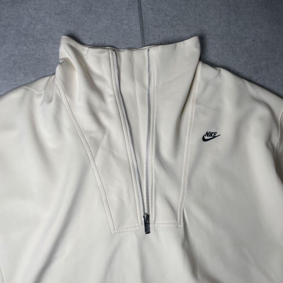 NIKE トレーナー ゴツナイキ 刺繍 バックプリント ハーフジップ NIKE トレーナー ゴツナイキ 刺繍 バックプリント ハーフジップ