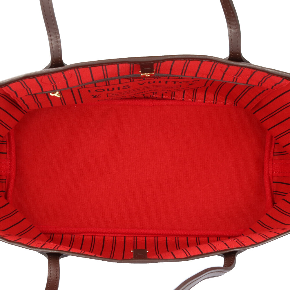  Louis Vuitton neva- полный MM Damier большая сумка Damier парусина N40599 Brown унисекс LOUIS VUITTON б/у прекрасный товар 