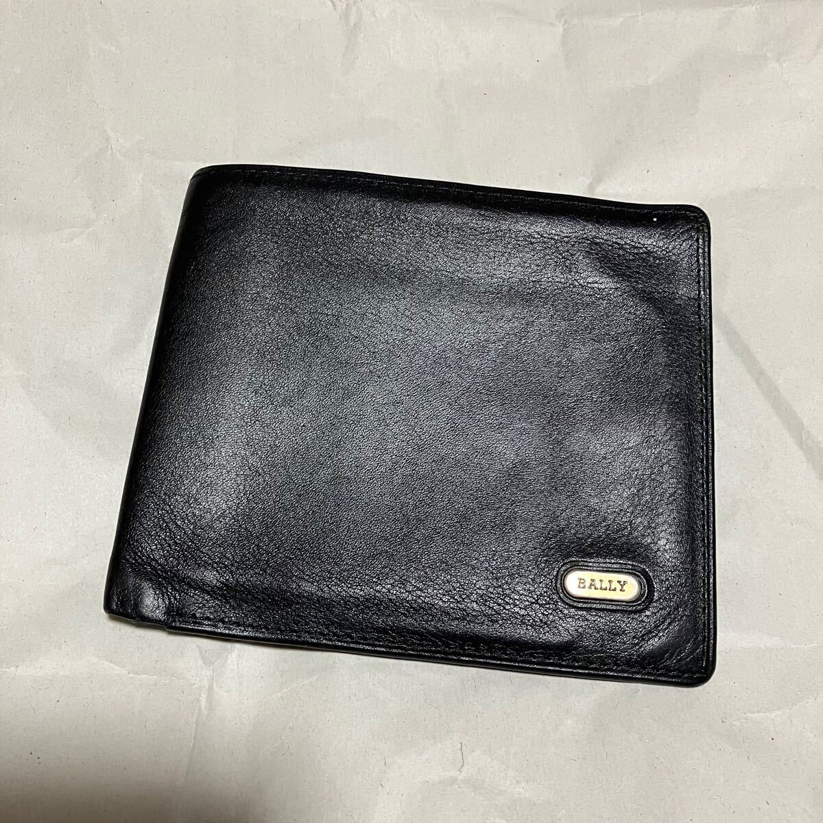 【イタリア制】【BALLY / バリー】 レザー / 二つ折り財(cái)布 / 小銭入れなし / 札入れ / カード入れ