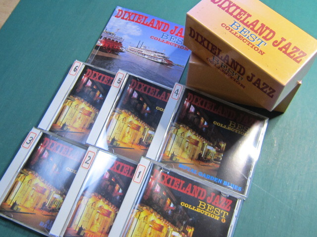 CD　デキシーランド・ジャズ　BOX　６枚組　順番シール張ってあります　外箱経年ヤケあります_画像2