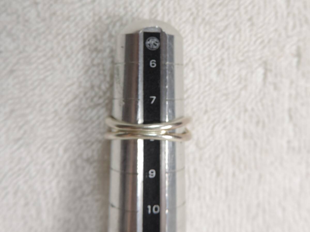 ヴィンテージ・未使用・美品・リング・レディース指輪・SILVER刻印有り・8号・約2.30g