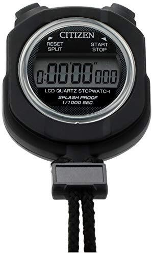 シチズン ストップウォッチ デジタル 055 水 に強い防雨タイプ 黒 CITIZEN 8RDA55-002_画像2
