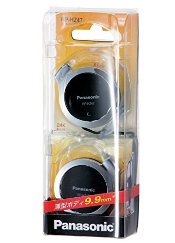 Panasonic クリップヘッドホン ブラック RP-HZ47-K