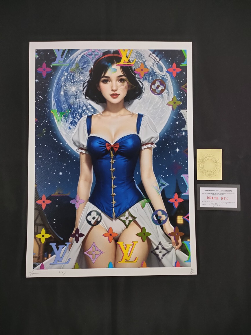 DEATH NYC 世界限定100枚 アートポスター スノーホワイト 白雪姫