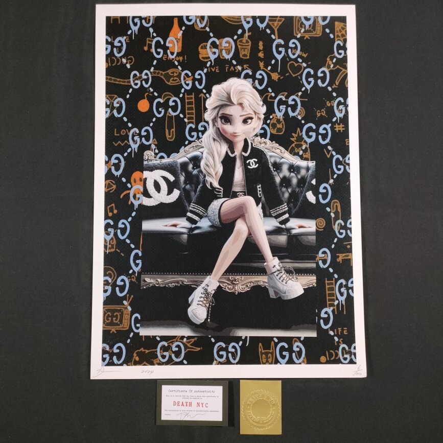 世界限定100枚 DEATH NYC ミッキーマウス ゴッホ Dismaland