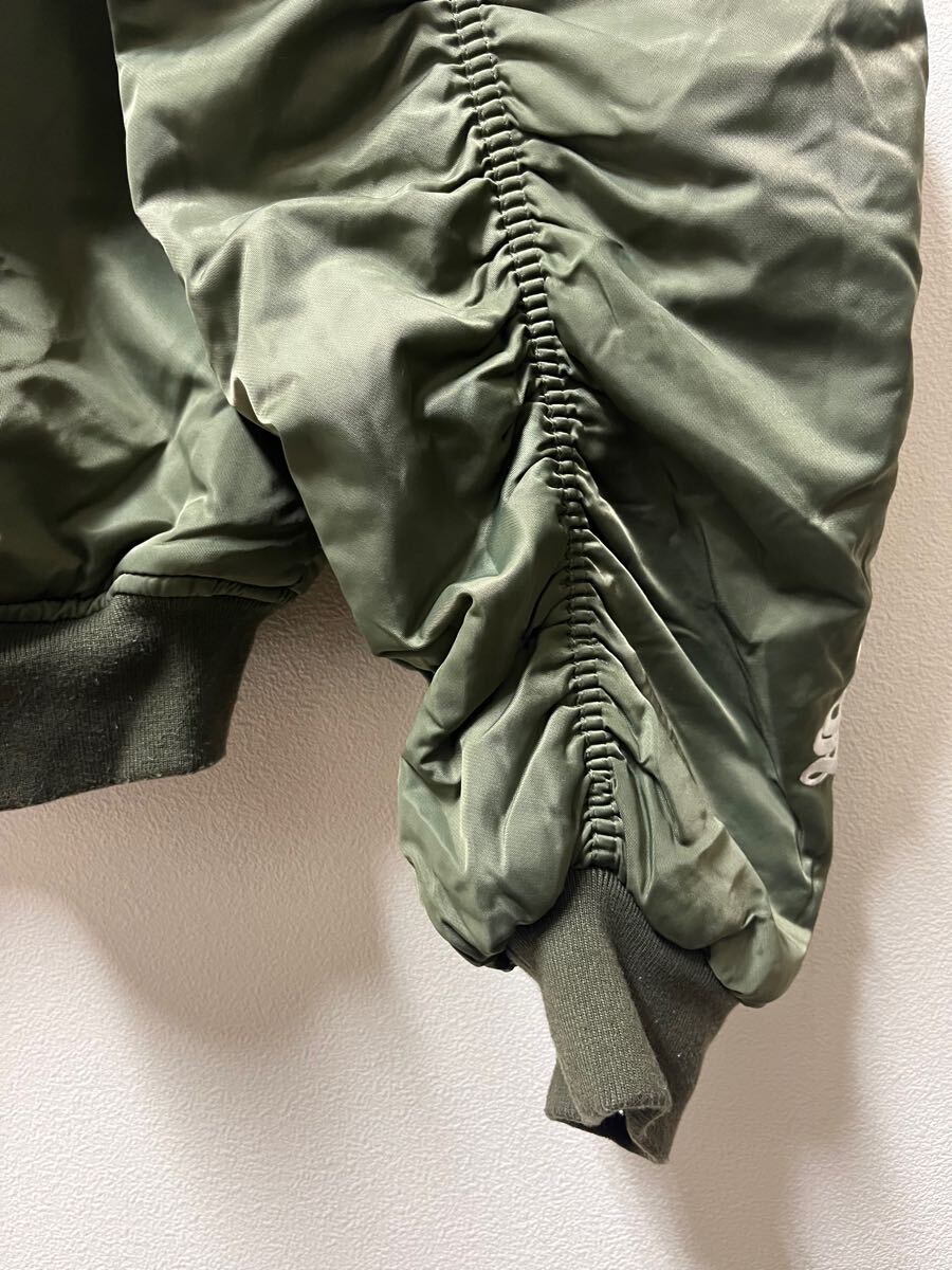 made by aSOE 1st 袖刺繍入りMA-1 フライトジャケットビッグサイズ_画像6