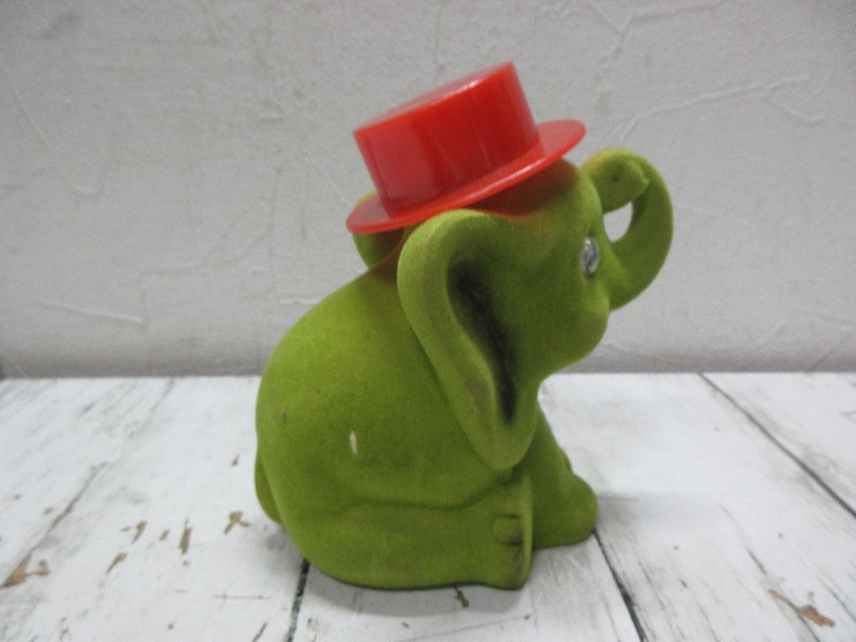 a6 希少　大坂商銀　貯金箱　象　動(dòng)物　置物　 【星見】