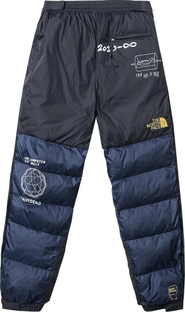送料無料 新品 The North Face x Brain Dead Nuptse pants ブレインデット ザ?ノース?フェイス ヌプシ パンツ