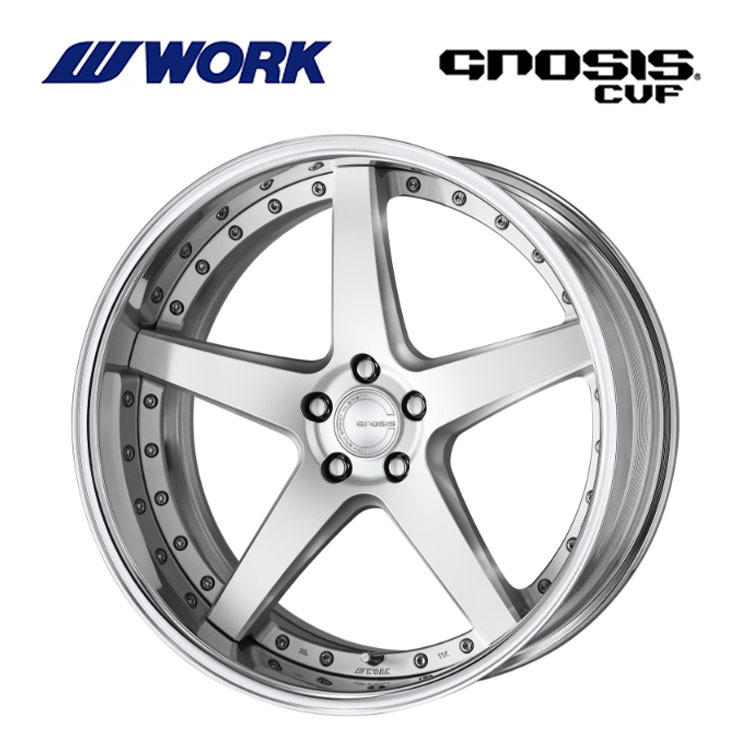 送料無料 ワーク GNOSIS CVF FULL REVERSE ミドルコンケイブ STANDARD Adisk 9J-19 -6~-18 5H-114.3 【4本セット 新品】