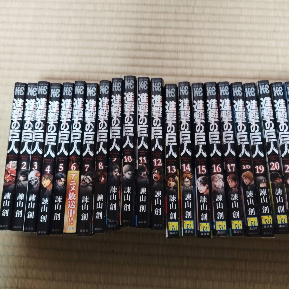 12920円 諫山創 進撃の巨人 全34巻 3.6以外初版 6~34帯付き - 少年 12920円 諫山創 進撃の巨人 全34巻 3.6以外初版 6~34帯付き - 少年