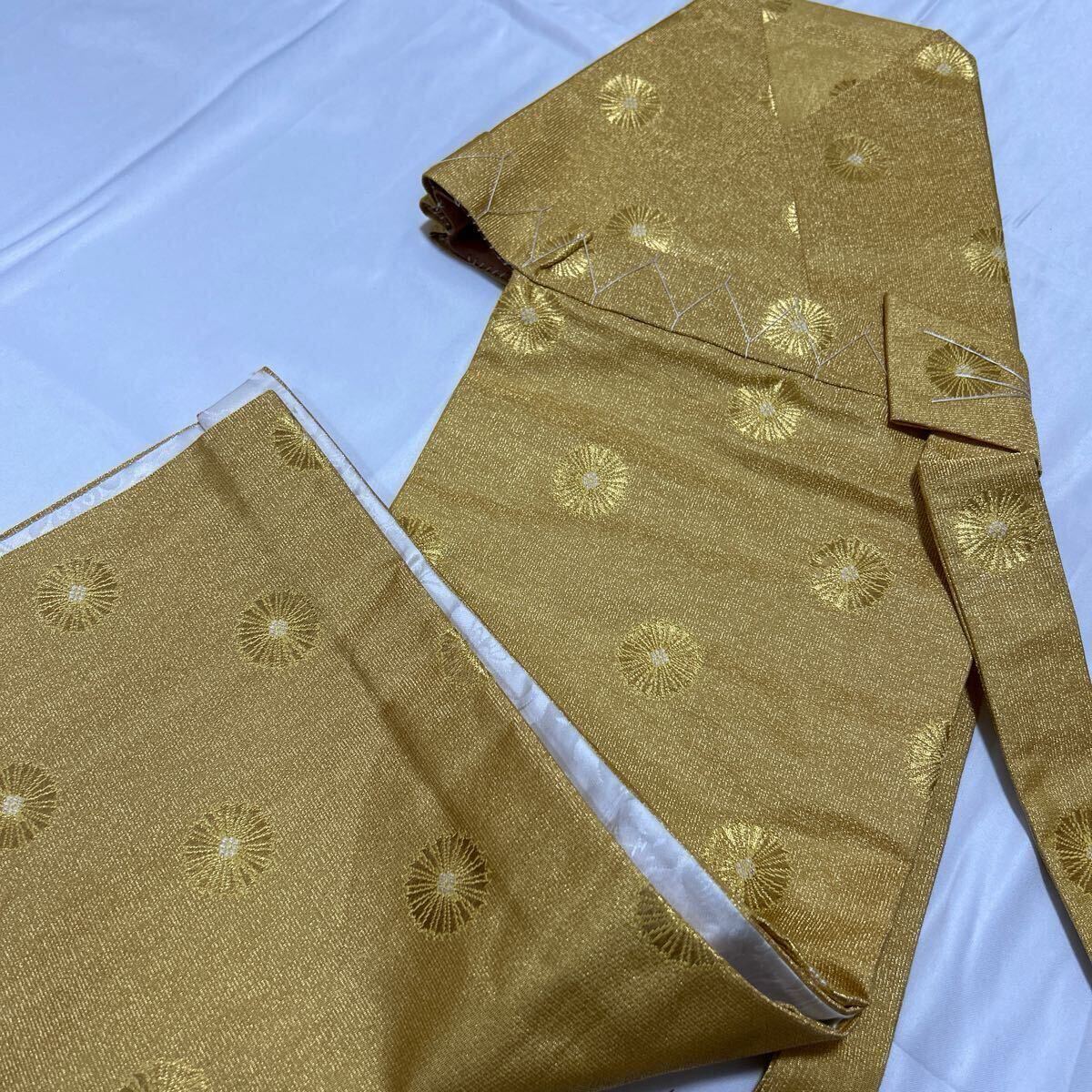 美品 日蓮宗【本金製】【金襴七条袈裟】【金襴帽子】正絹 法要 美品 日蓮宗【本金製】【金襴七条袈裟】【金襴帽子】正絹 法要