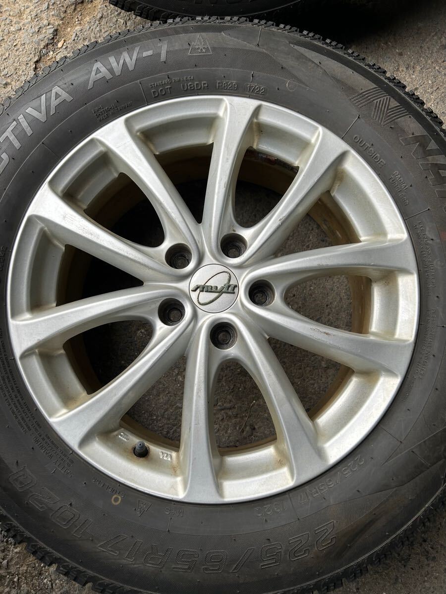 【2022年製】【バリ溝】225/65R17 １７×７Ｊ　５穴　１１４．３　＋４８　ＮＡＮＫＡＮＧ　スタッドレス　ＩＣＥ　ＡＣＴＩＶＡ　ＡＷ－１_画像3