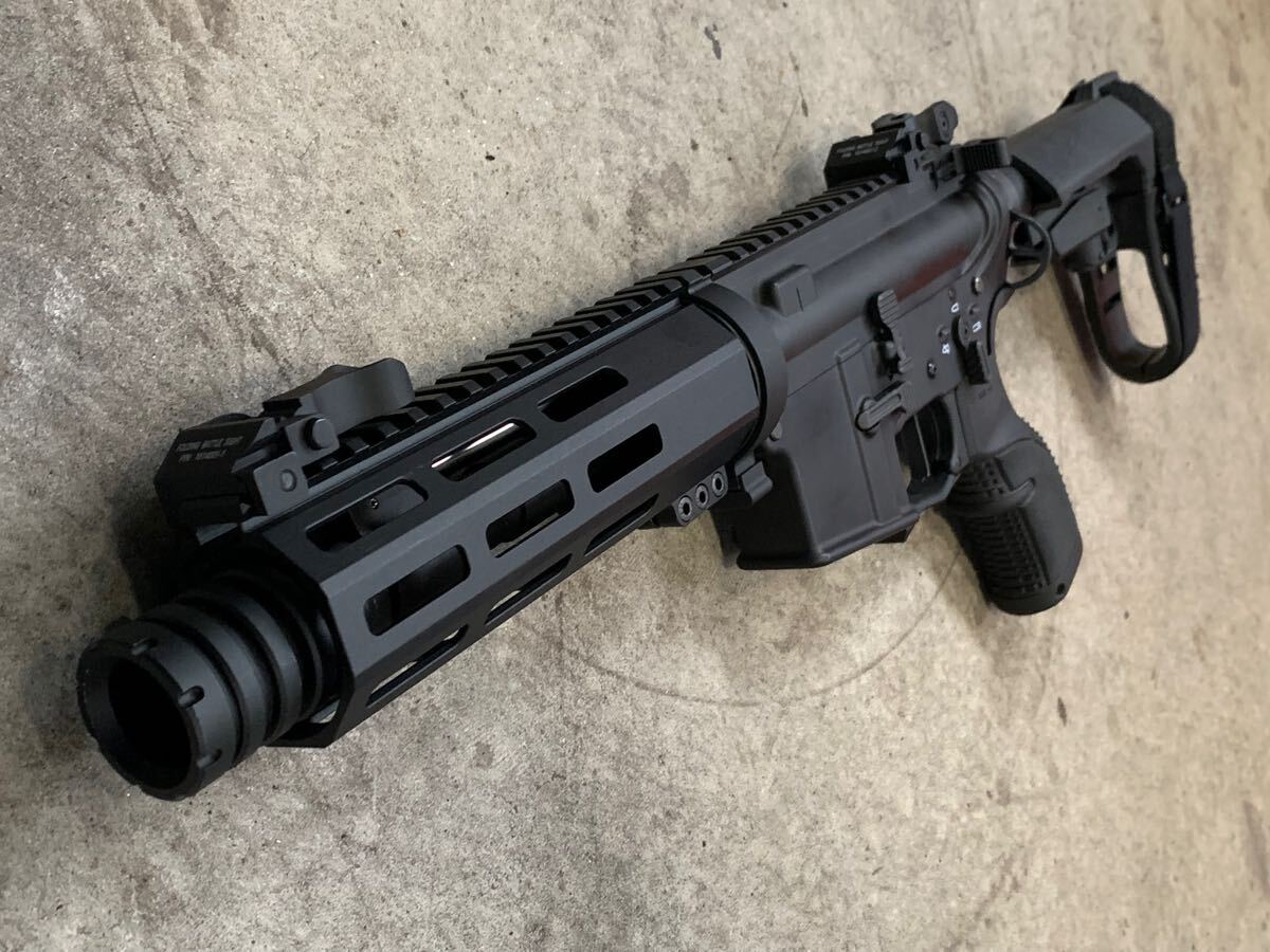 東京マルイ M4 MWS GBB 外装カスタム RGW QDハンドガード 7