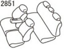 アルティナ スタンダードセブン シートカバー(アイボリー)ブーン M700S/M710S 2851 Artina 車種専用設計 シート_画像6