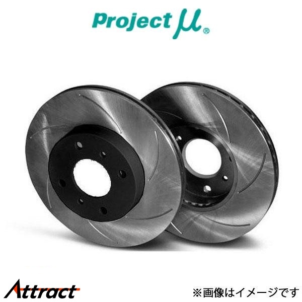 プロジェクトμ ブレーキディスク SCR Pure Plus6 フロント左右セット ムーヴ L160S SPPD102-S6BK Projectμ ローター ディスクローター