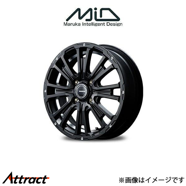 MID ガルシア SSリボルバーKC アルミホイール 1本 ミラージュ A05A/A03A(14×4.5J 4-100 INSET45 アンダーカットDC)GARCIA SS REVOLVER KC