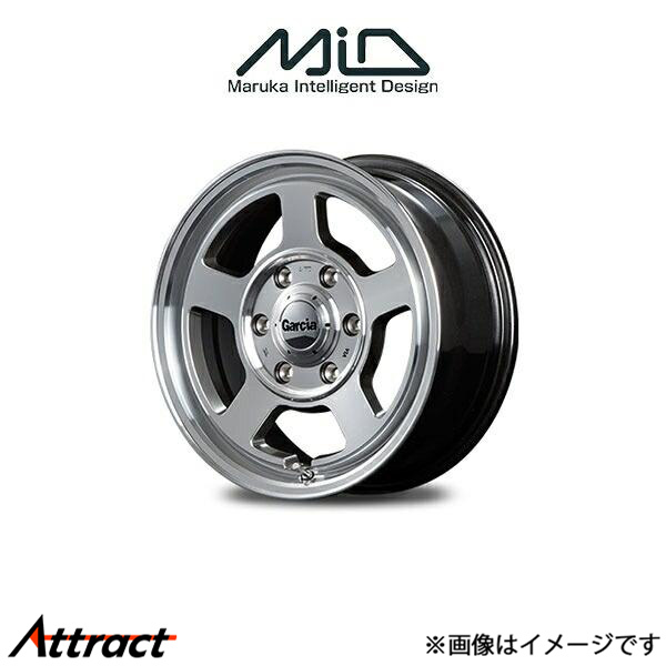 ＭＩＤ Ｇａｒｃｉａ Ｃｈｉｃａｇｏ５ ガルシア ６Ｊ-１５ ５Ｈ １３９．７ −５ メタリックグレー ホイール１本価格 15インチ 6H139.7 6.0J 6J+33 6穴 ガルシア シカゴ5 ホイール 1