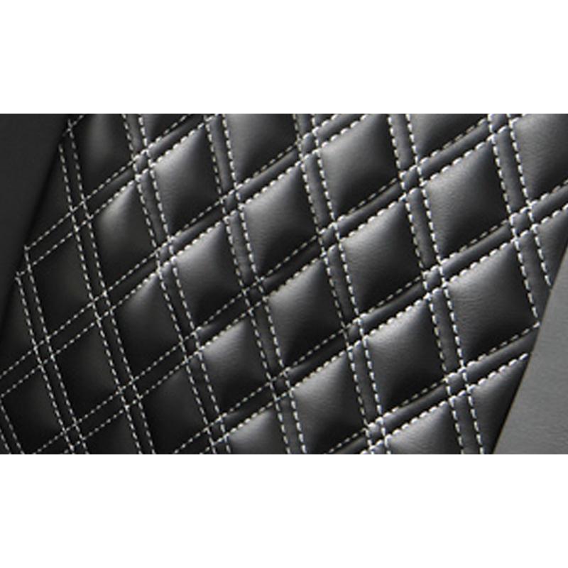 アルティナ ラグジュアリー シートカバー(ブラックレッド)ムーヴ L600S/L602/L610 8020 Artina 車種専用設計 シート_画像3