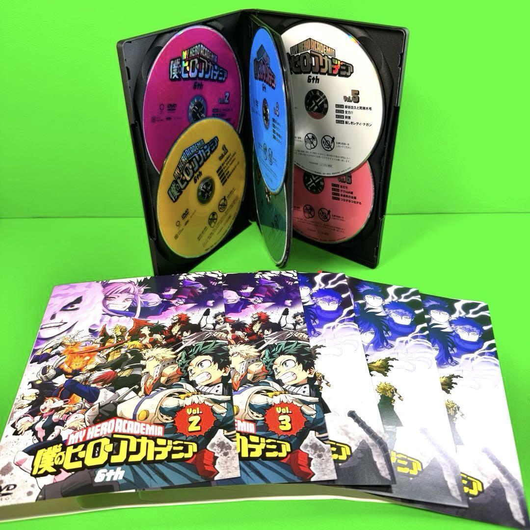ケース付 僕のヒーローアカデミア 6th DVD 全6巻 全巻セット ケース付 僕のヒーローアカデミア 6th DVD 全6巻 全巻セット