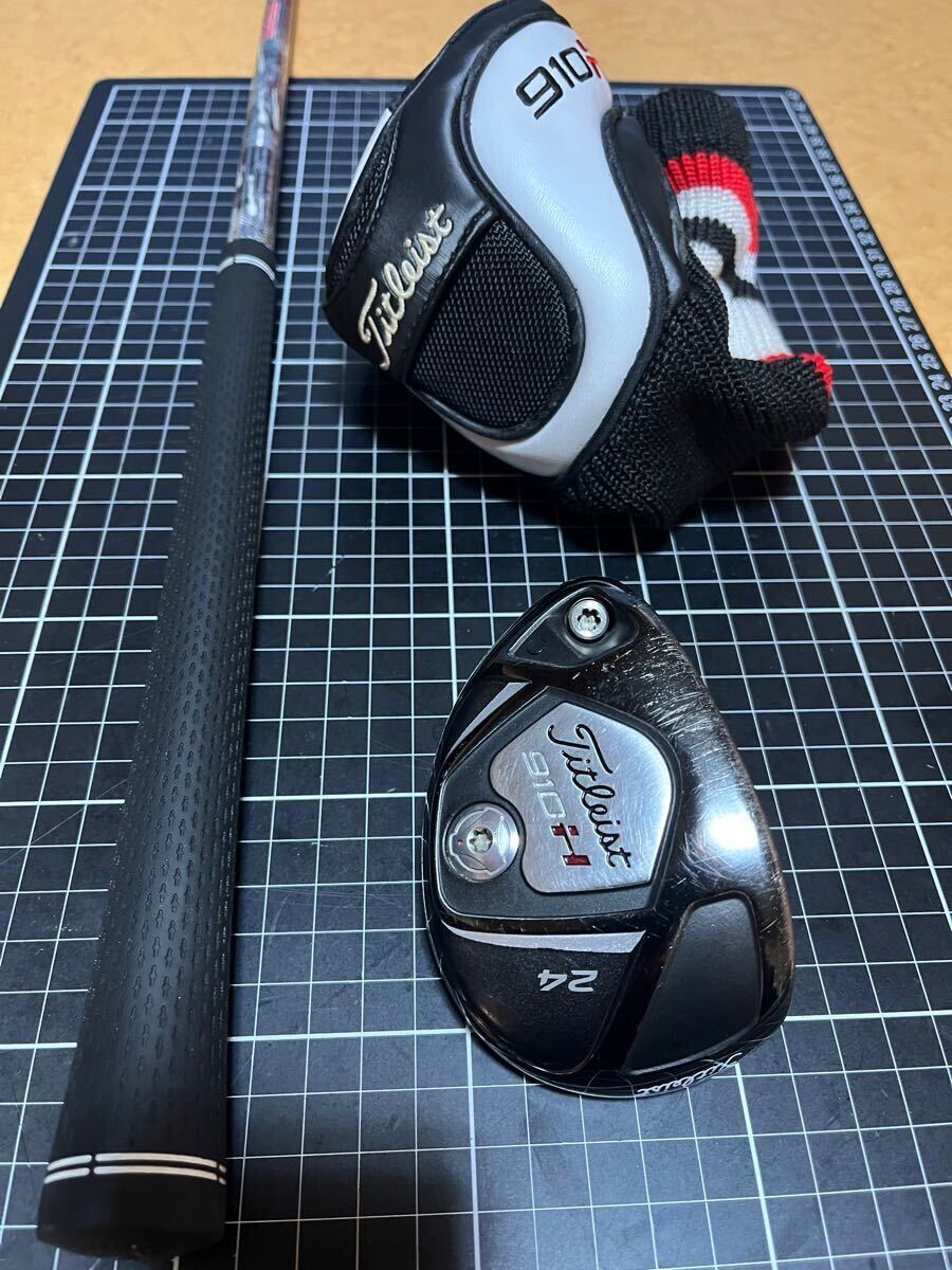 タイトリスト　ユーティリティ　910H 24度　レフティ　スリーブ無し