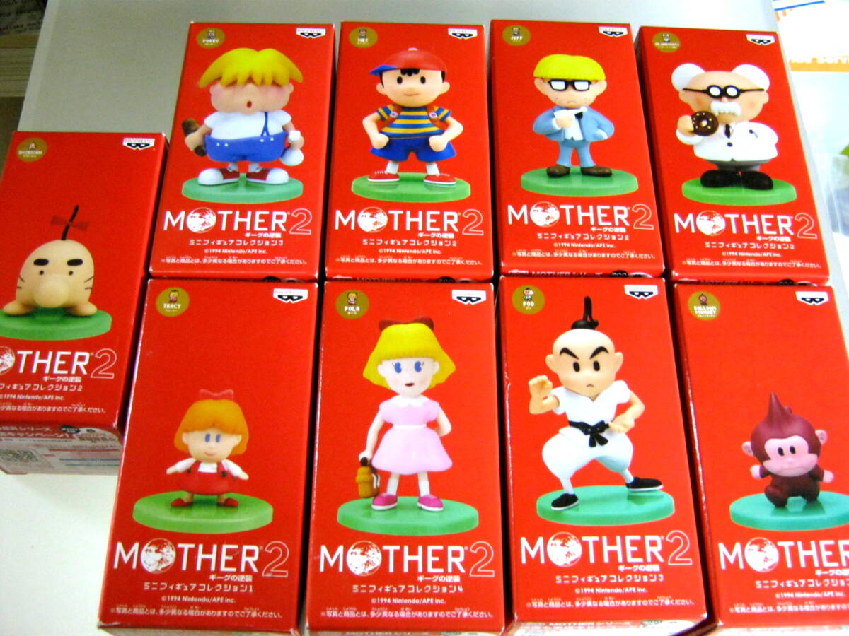 MOTHER2 マザー2 どせいさんフィギュア2体 バルーンモンキーセット MOTHER マザー ミニフィギュアコレクション 9体セット ネス