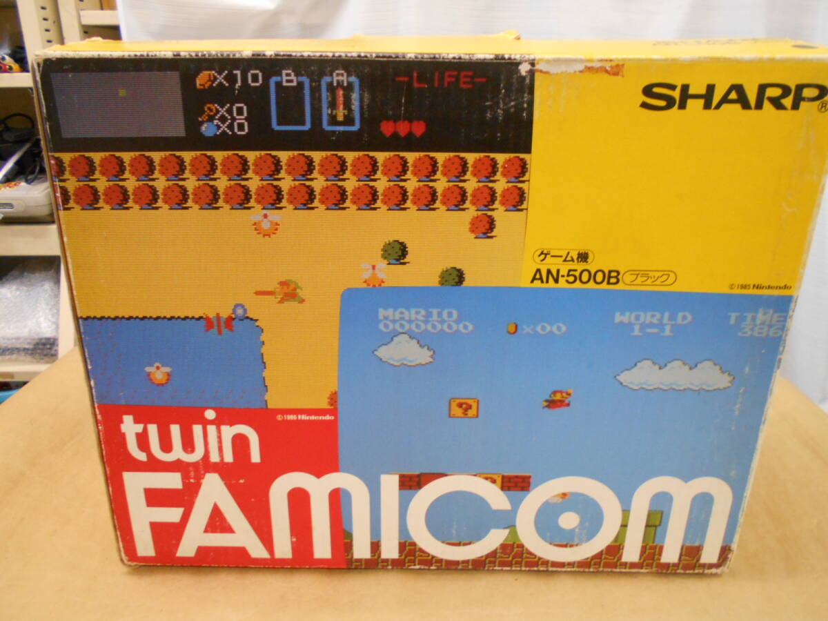 ☆ツインファミコン 本体(500-B)+付属品 箱説付き」 ☆ベルト ☆ツインファミコン 本体(500-B)+付属品 箱説付き」 ☆ベルト