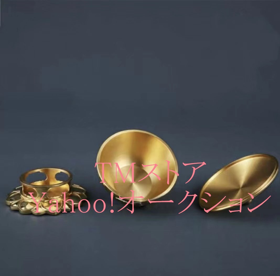 密教法具 寺院用仏具」鋤彫蓮花型 洒水器、塗香器二器セット 真鍮製 密教法具 寺院用仏具」鋤彫蓮花型 洒水器、塗香器二器セット 真鍮製
